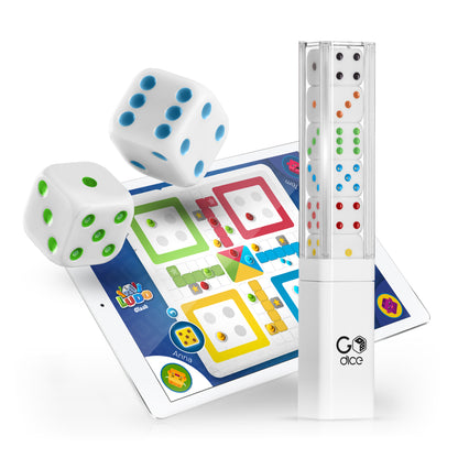 bluetooth dice smart and connected to the app