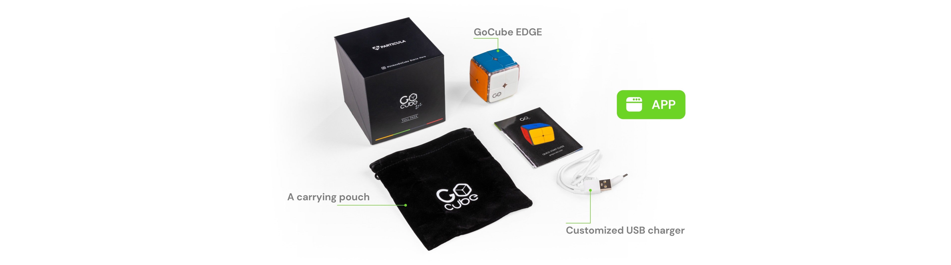 what is in the box of smart Rubik's Cube 