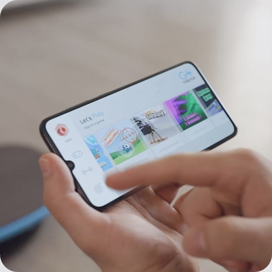 Video laden: Playing with smart balance board